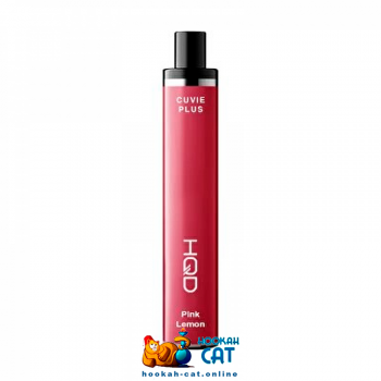Одноразовая электронная сигарета HQD Cuvie Plus Pink Lemonade (Розовый Лимонад) 1200 затяжек - фото 1